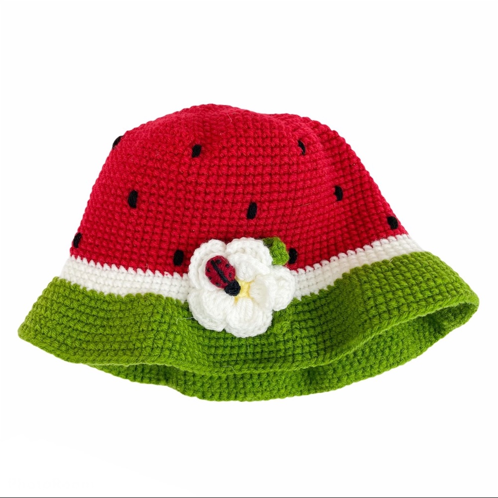 Baby Watermelon Crochet Hat